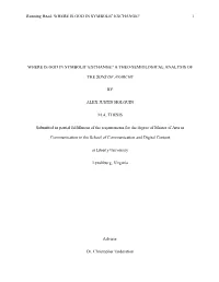 Where Is God in Symbolic Exchange? 1