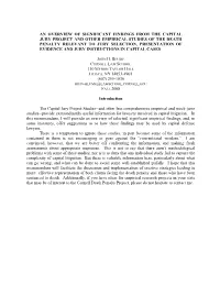 An Overview of Significant