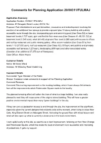Comments for Planning Application 20/00311/FULMAJ
