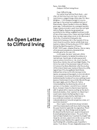 An Open Letter to Clifford Irving