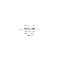 HG Working Paper #13 Front Matter
