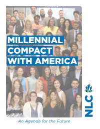 Millennial Compact with America Will Be a Comprehensive Statement of Millennial Policy