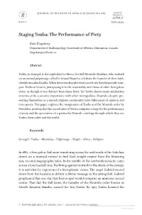 Staging Touba: the Performance of Piety
