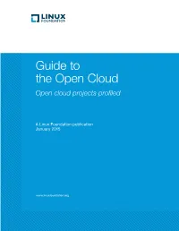 Guide to the Open Cloud Open Cloud Projects Profiled