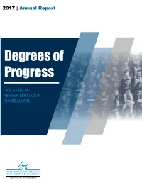 2017 Annual Report, Degrees of Progress, the State of Higher Education in Oklahoma