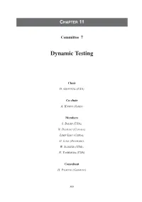 Dynamic Testing