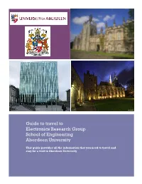 Guide to Travel to Aberdeen University-Gorry