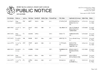Public Notice &gt;&gt; Licensing and Management System Admin &gt;&gt;