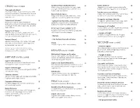 Sample Menu (Changes Daily)