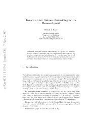 Toward a Unit Distance Embedding for the Heawood Graph