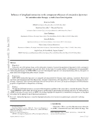 Influence of Drug/Lipid Interaction on the Entrapment Efficiency Of