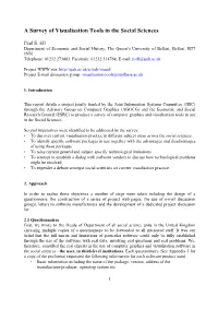 A Survey of Visualisation Tools in the Social Sciences