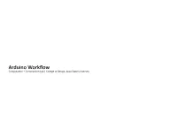 Arduino Workflow Computation + Construction Lab | College of Design, Iowa State University Arduino