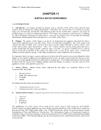 Chapter 11 - Surface Water Environment Publication 584 2010 Edition CHAPTER 11