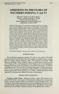 Proceedings of the Indiana Academy of Science 213 (1995) Volume 104 (3-4) P