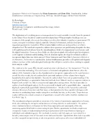Quantitative Methods in the Humanities, by Claire Lemercier and Claire Zalc