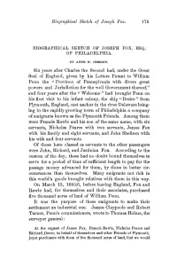 Biographical Sketch of Joseph Fox. 175 BIOGRAPHICAL SKETCH OF