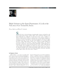 Flight Software in the Space Department: a Look at the Past and a View Toward the Future