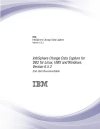 Infosphere Change Data Capture Version 6.5.2