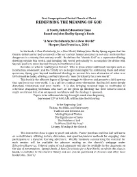 Redefining the Meaning of God