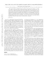 Role of the Sonic Scale in the Growth of Magnetic Field in Compressible