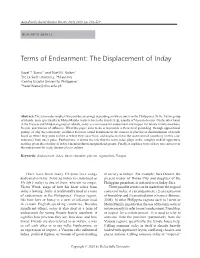 The Displacement of Inday