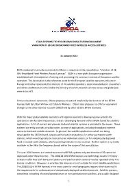 1 Esoa Response to the Ofcom Consultation Document