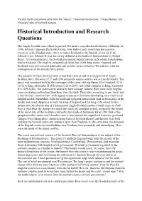 Historical Introduction and Research Questions
