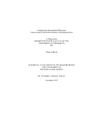 Intersections of Internationalization and Indigenization a Dissertation