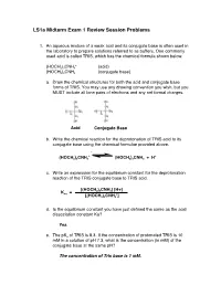 Ls1a Midterm Exam 1 Review Session Problems