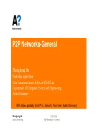 P2P Networks-General