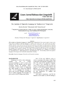 The Analysis of Figurative Language in “Endless Love” Song Lyric
