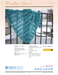 Windlass Shawl Version 4 Designed by Amy Palmer