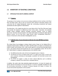 2.0 Inventory of Existing Conditions