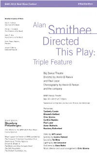 Alan Smithee Directed This Play: Triple Feature