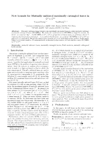 New Bounds for Mutually Unbiased Maximally Entangled Bases in C D