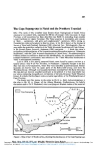 The Cape Supergroup in Natal and the Northern Transkei