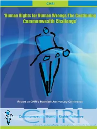 The Continuing Commonwealth Challenge(2007)