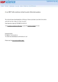 A New RBF-Trefftz Meshless Method for Partial Differential Equations
