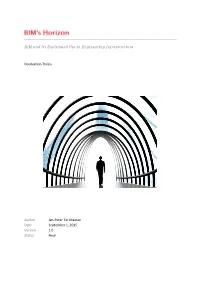 BIM and Its Envisioned Use in Engineering Infrastructure