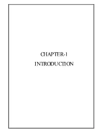 CHAPTER-1 INTRODUCTION Project: M/S