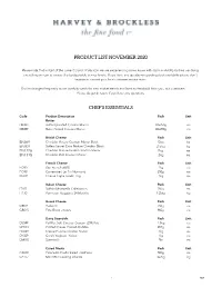 Copy of Product List November 2020