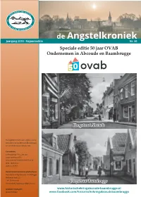 De Angstelkroniek Jaargang 2018 - Najaarseditie Nr