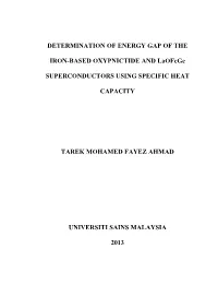 Determination of Energy Gap of the Iron-Based