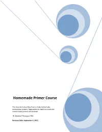 Homemade Primer Course