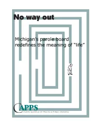 No Way out CAPPS