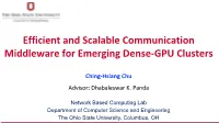 NVIDIA Gpudirect RDMA (GDR) Host Memory Host Memory • Pipeline Through Host for Large Msg 2 IB IB 4 2