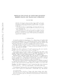 Preduals for Spaces of Operators Involving Hilbert Spaces and Trace