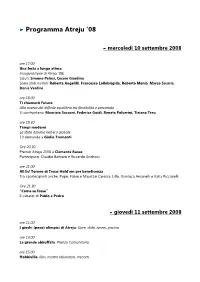 Programma Atreju ’08