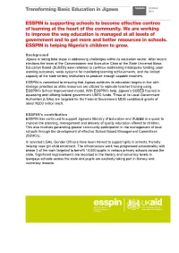 Transforming Basic Education in Jigawa